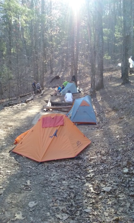 lance creek_our tents